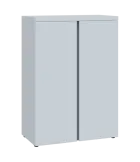 MHN 3 - 8D kancelářská skříň, 2-dveřová, 1120x800x400, bílá